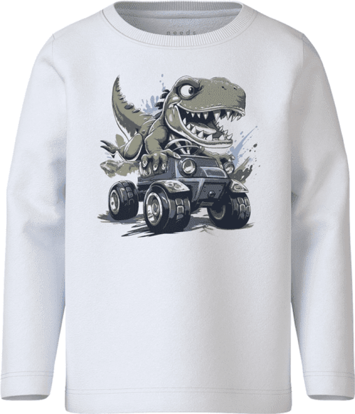 Name It Nmmvux genser til småbarn, Bright White