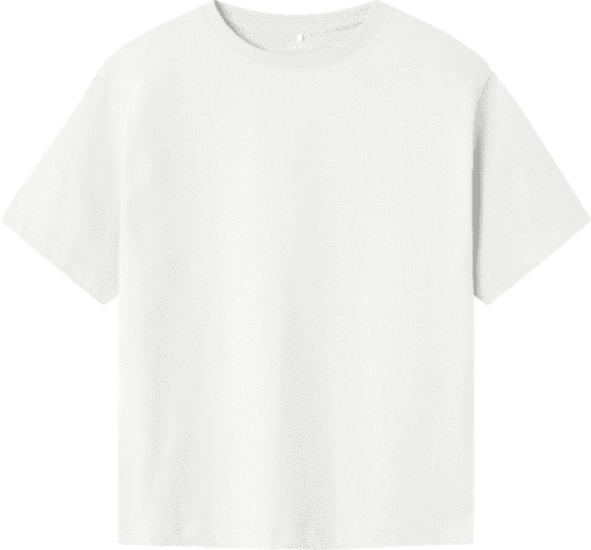 Name It Nkmvobbo t-skjorte til barn, Bright White