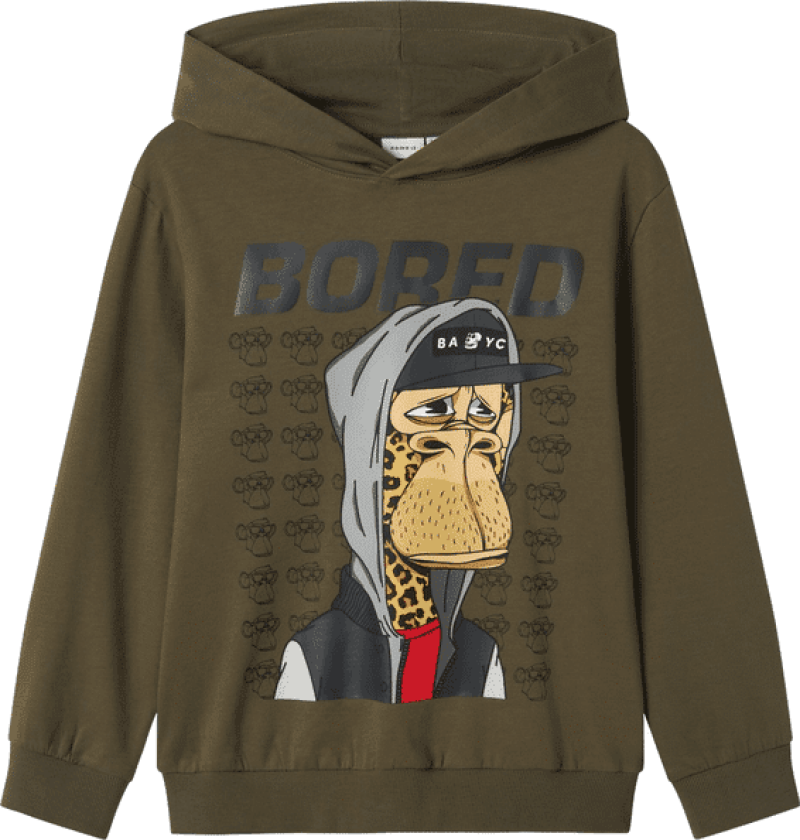 Name It Nkmdico hettegenser til barn, Dusty Olive