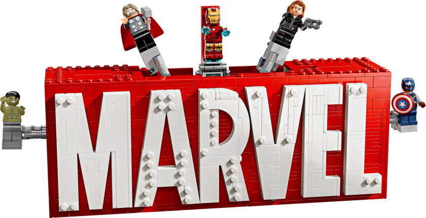 Super Heroes MARVEL logo og minifigurer 76313