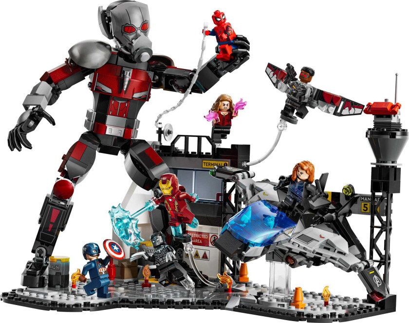 Super Heroes Actionfylt kamp fra Captain America: Civil War 76314