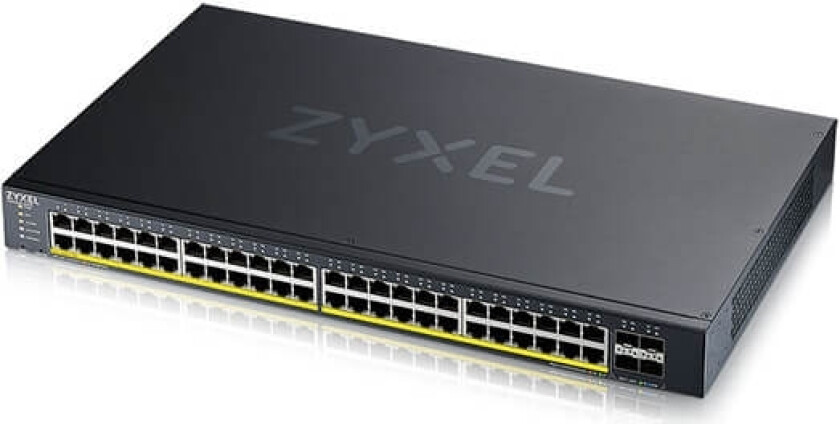 Zyxel - Switch - Styrt - 48 + 4 X 10 Gigabit Sfp+ - Rackmonterbar