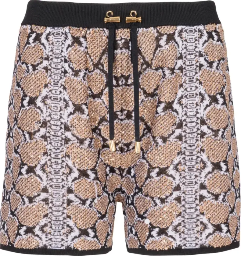 Dame, Shorts, Brun, L
