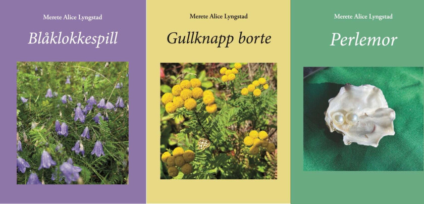 Blåklokkespill ; Gullknapp borte ; Perlemor av Merete Alice Lyngstad