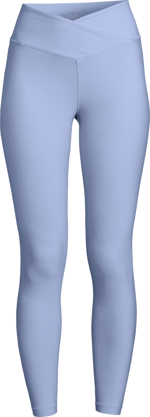 Overlap High Waist Tights Dame Breeze Blue 40