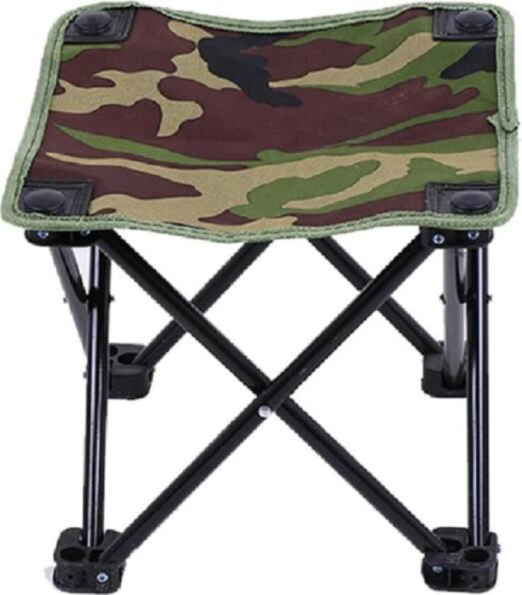 Campingstol, bærbar sammenleggbar krakk for fotturer, fiske, 130 kg