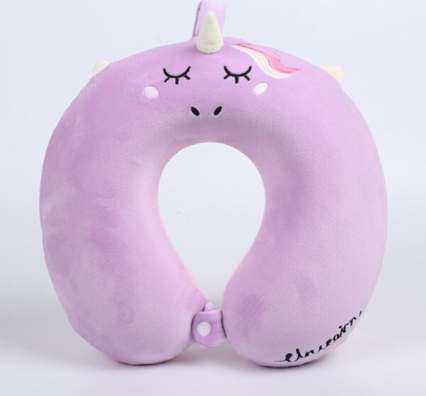 Reisepute for barn, enhjørning minne skum pute, bil, tog