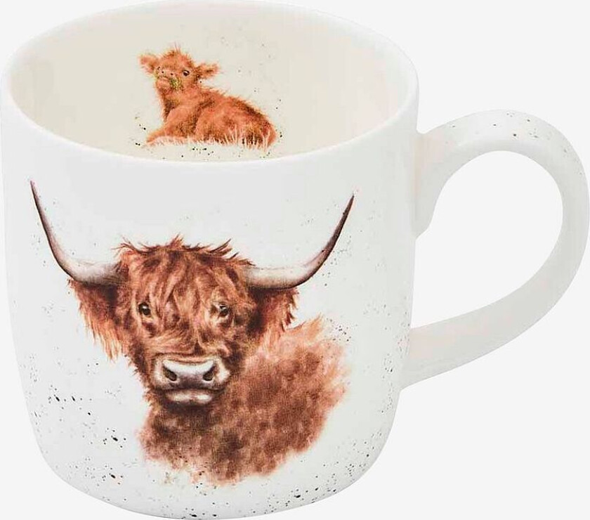 Krus Wrendale Designs Highland Coo 31 cl, Flerfarget