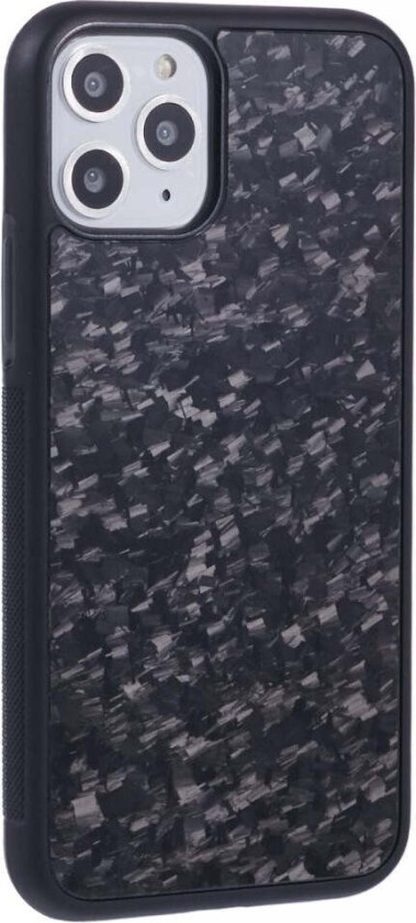 iPhone 11 Pro Deksel i Aramidfiber og Myk Plast - Sølv