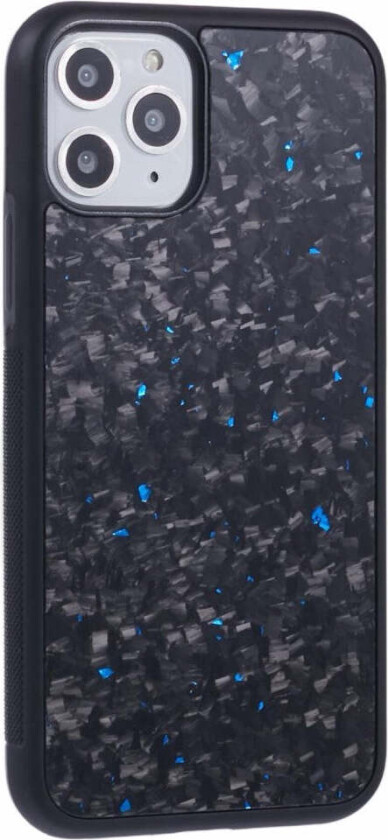 iPhone 11 Pro Deksel i Aramidfiber og Myk Plast - Blå