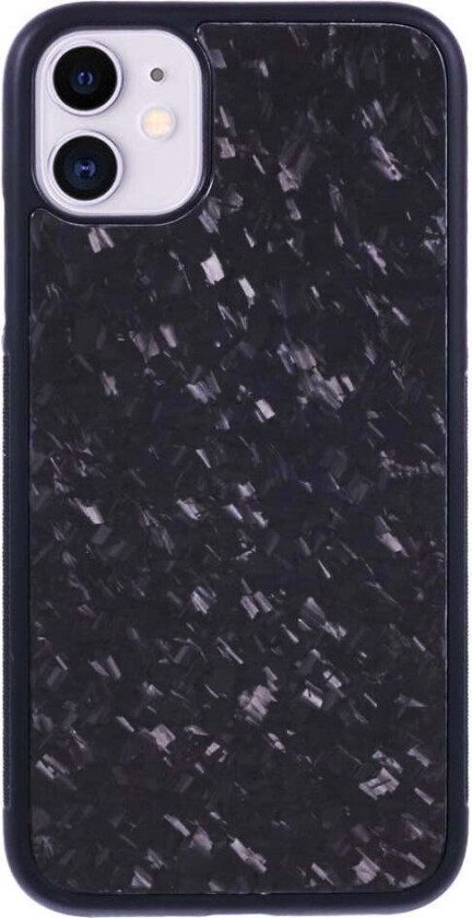 iPhone 14 Deksel i Aramidfiber og Myk Plast - Svart