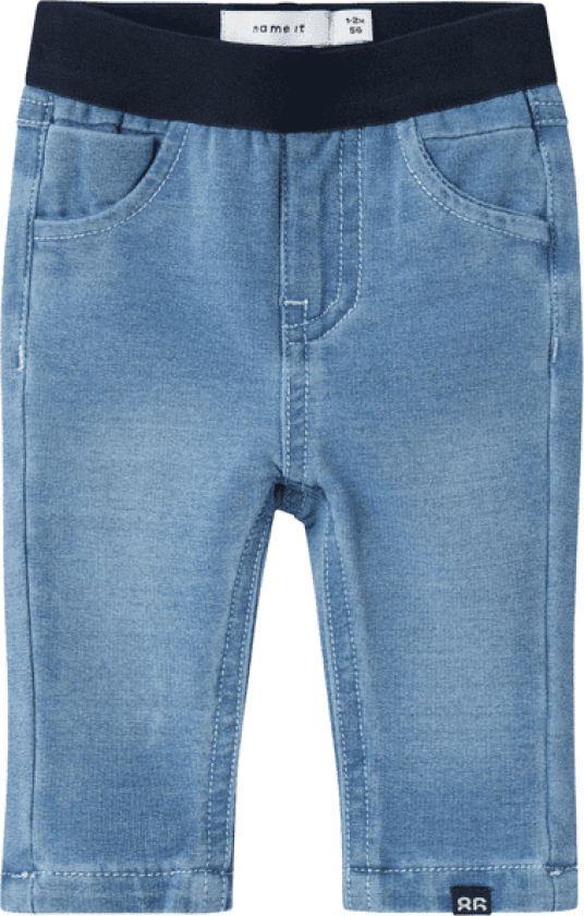 Bilde av Name It Nbmsilas 7025 myke jeans til baby, Light Blue Denim