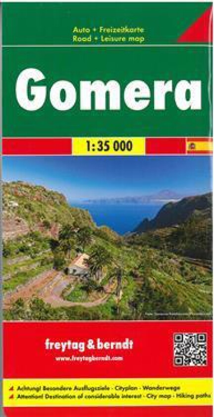 Gomera Road-, Hiking Map 1:35 000
