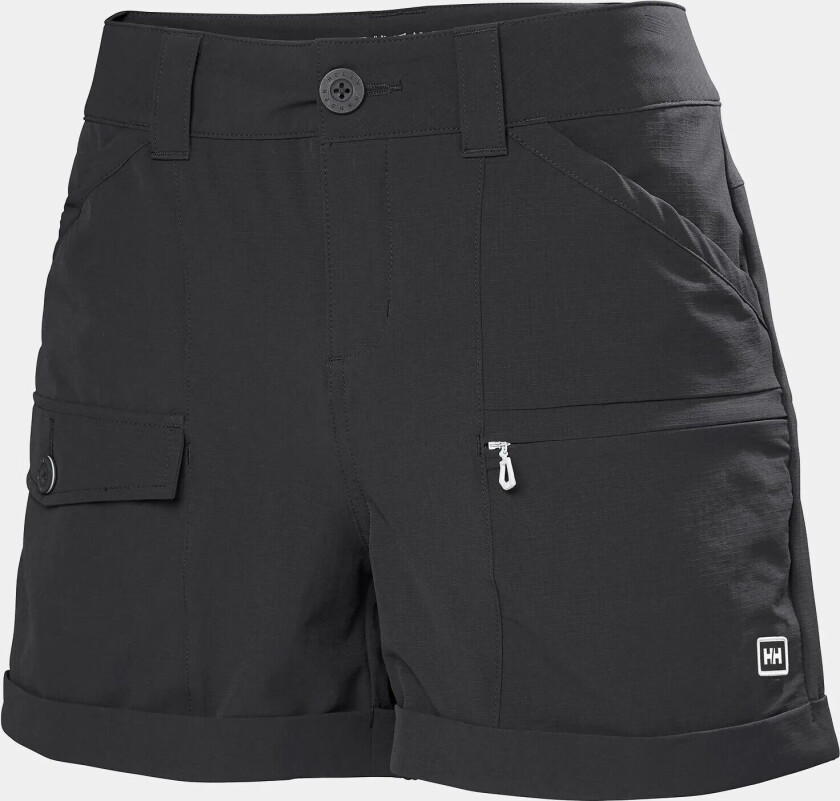 Dame Maridalen Quick Dry Cargo Shorts Svart S HvitS