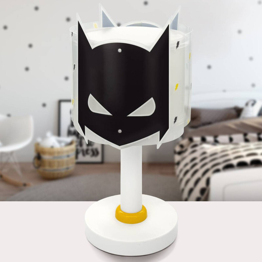 Barnbordlampe Dark Hero, G4, Ø 15 cm