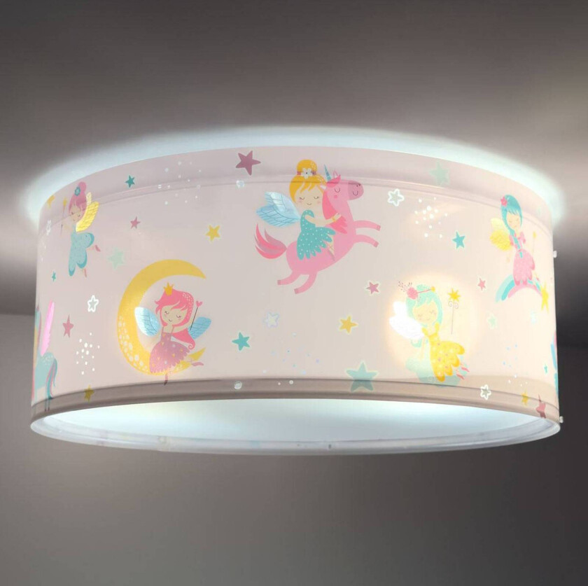 taklampe Fairy Dreams, multifarget, 2 lyskilder
