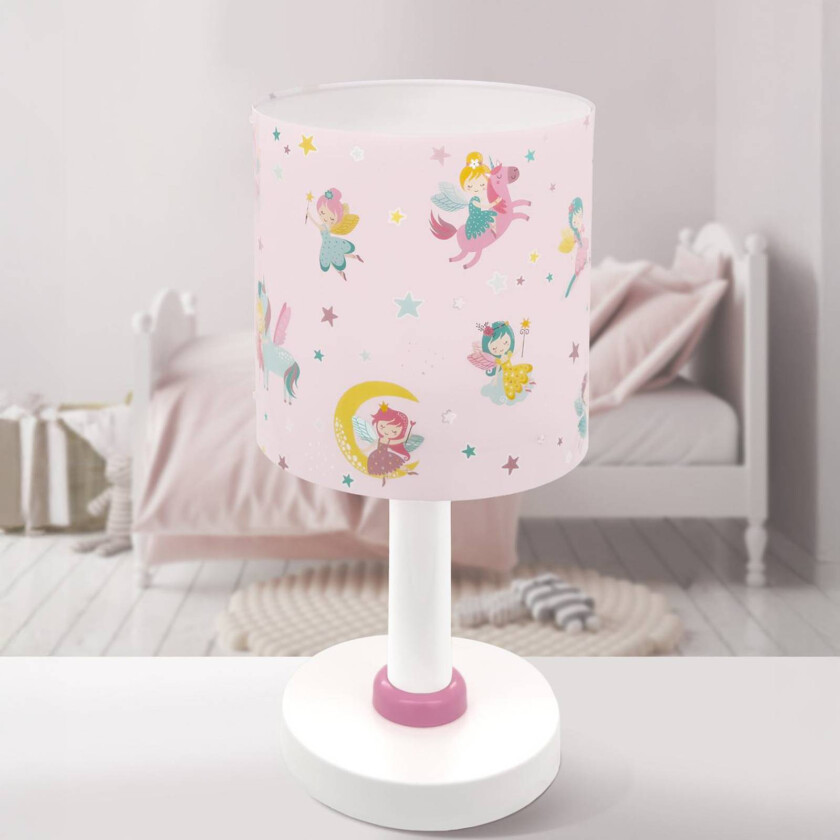Barnbordlampe Fairy Dreams, G4, Ø 15 cm