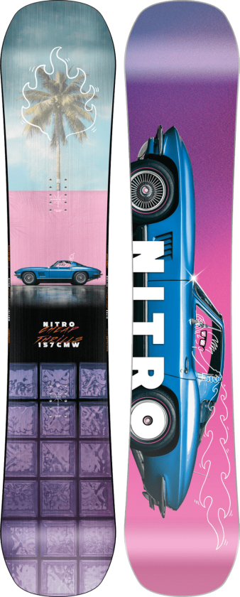 NITRO Snowboard Cheap Thrills Wide 24/25, snowboard, unisex MULTICOLOR
