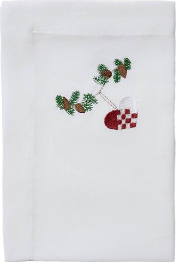 Nordic way juleserviett julehjerte 50x50 cm