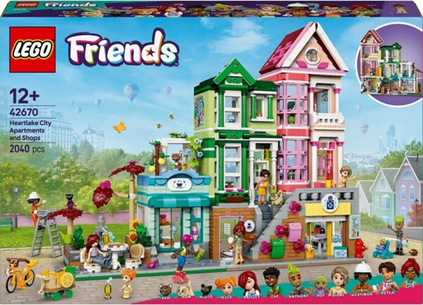 Friends Leiligheter og butikker i Heartlake City 42670