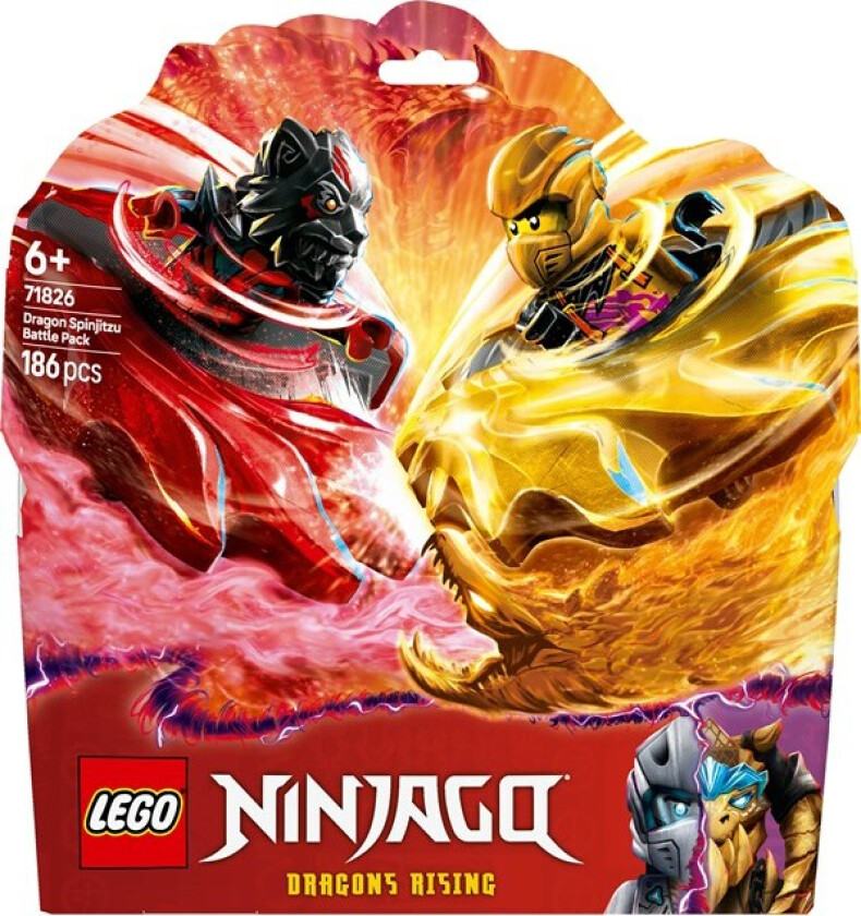 Ninjago Stridspakke med Spinjitzu-dragespinnere 71826