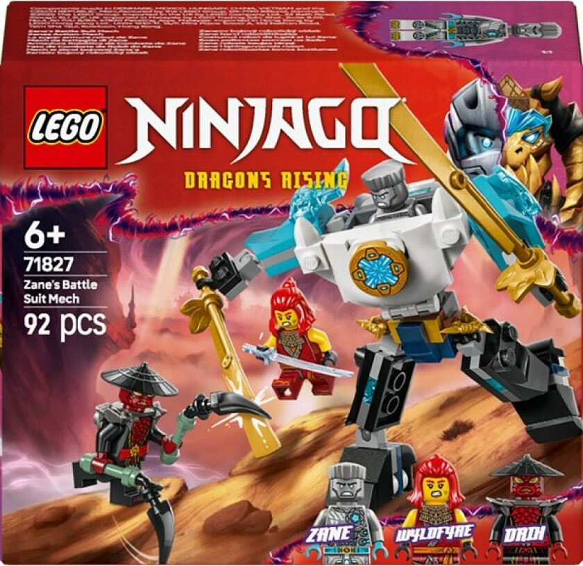 Ninjago Zanes kampdrakt-robot 71827