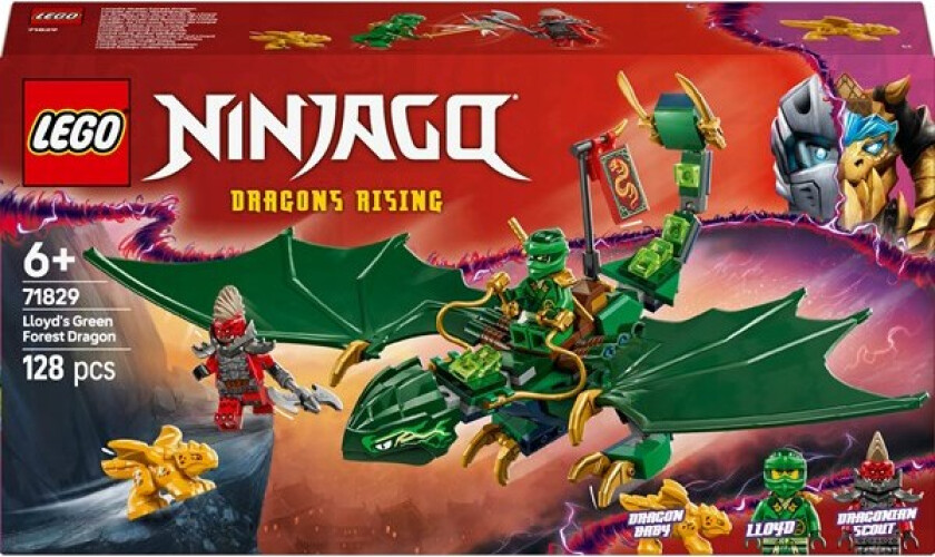 Ninjago Lloyds grønne skogsdrage 71829