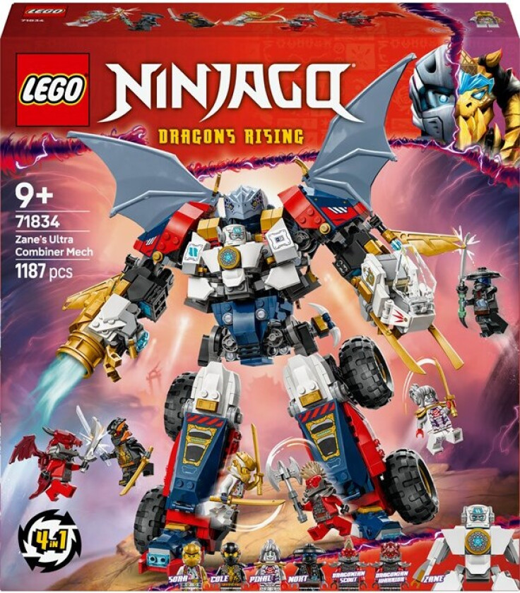 Ninjago Zanes ultra-kombinasjonsrobot 71834