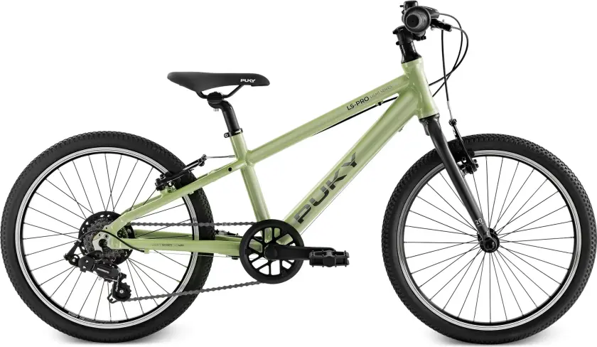 LS-Pro 20-7 alu. barnesykkel grønn/Anthrazit
