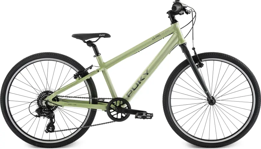 LS-Pro 24-8 alu. barnesykkel grønn/anthrazit