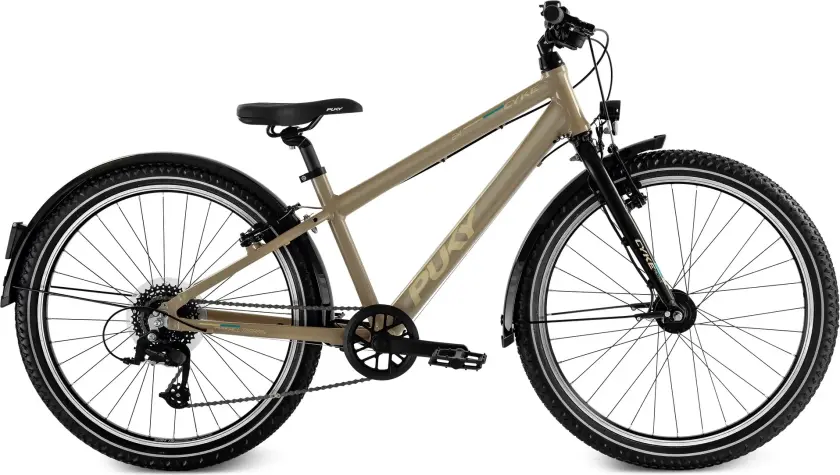 24-8 Active alu. barnesykkel sand/black