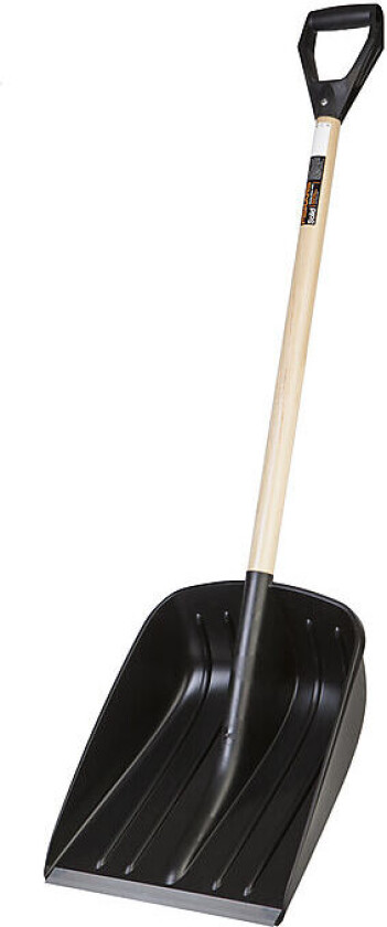 Solid snøskuffe plast