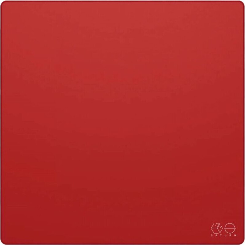Saturn Gaming Musematte - Xl Square - Rød