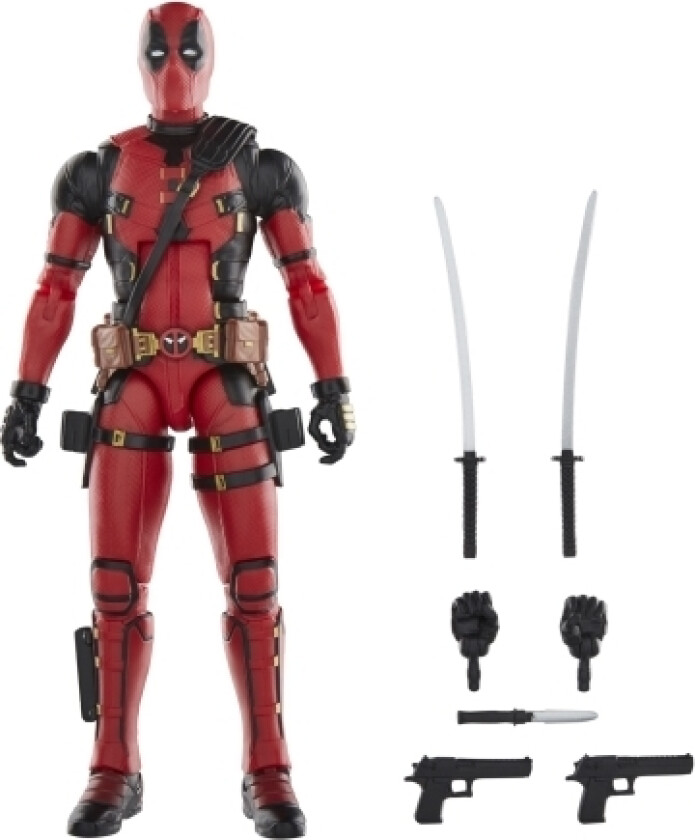 Marvel Legends Series Deadpool, 14 År, Deadpool & Wolverine, Svart, Röd