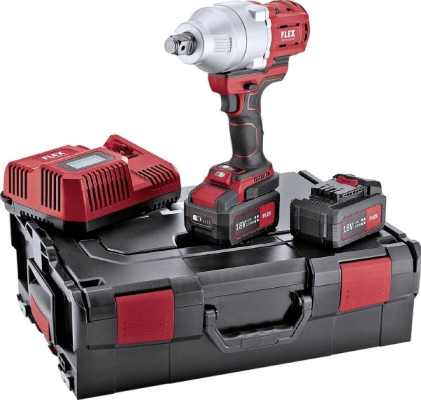 Akumuliatorinis Smginis Verliasukis Flex Iw 3/4&Quot 18.0-Ec/5.0 Set