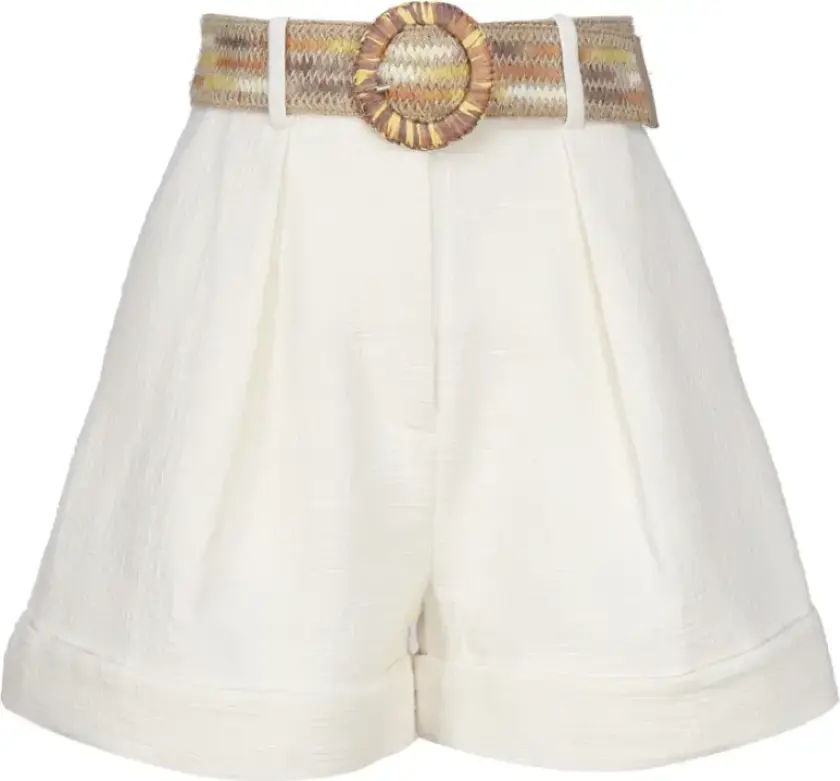 Dame, Shorts, Hvit, XS