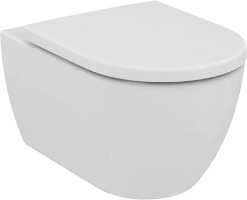 Toilet Hung Elisse T569201 With Cov Wht