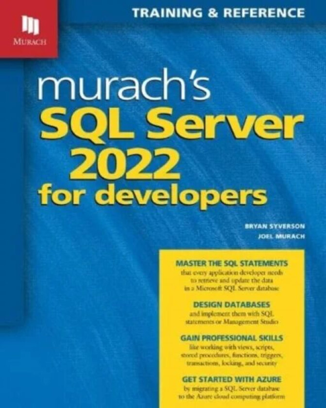 Murach's SQL Server 2022 for Developers av Bryan Syverson