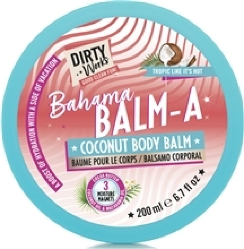 Dirty Works Bahama Balm-a Coconut Body Balm 200 ml
