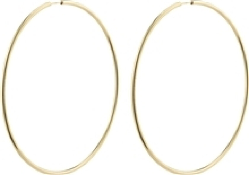 28232-2033 APRIL Gold Maxi Hoop Earrings 1 set