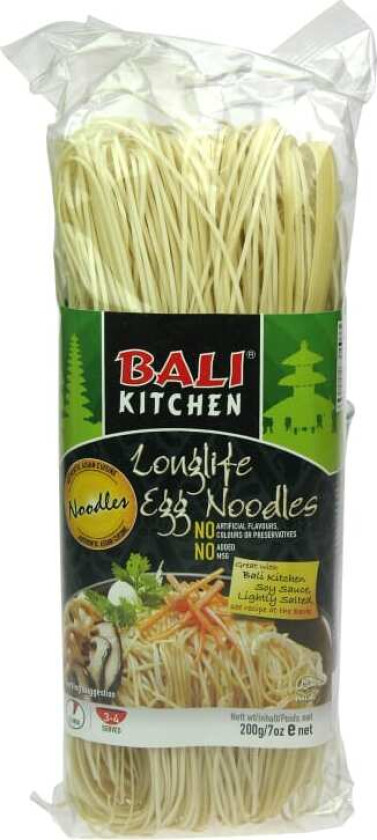 Eggnudler Long Life 200g