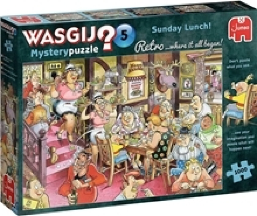 Wasgij Retro Mystery 5 Sunday Lunch!