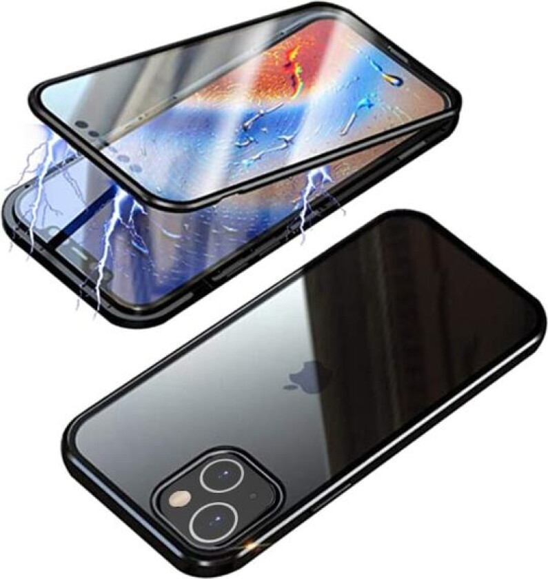 Stilrent Magnetisk Beskyttelsesdeksel - iPhone 14 Svart