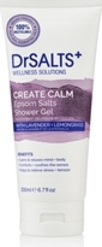 DrSALTS+ Create Calm Epsom Salts Shower Gel 200 ml