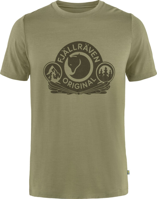Men's Abisko Wool Classic SS XS, Light Olive