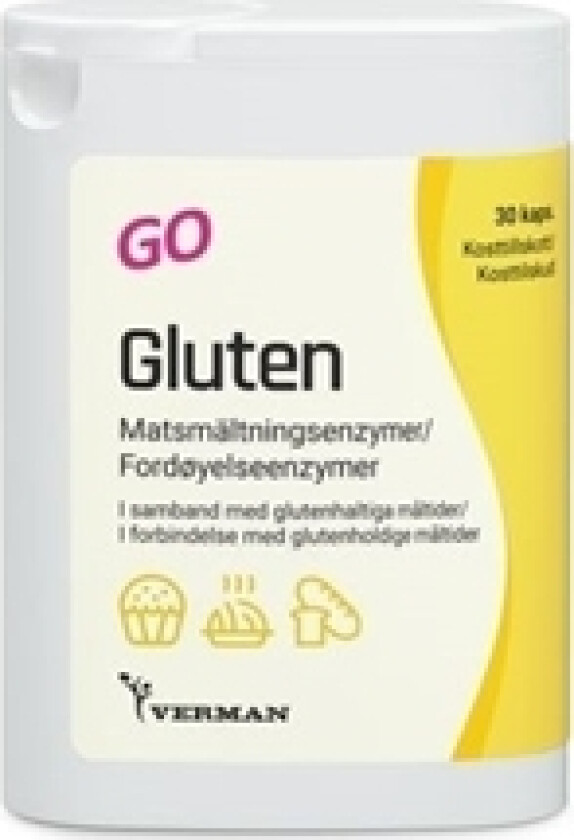 Gluten GO 30 kapsler