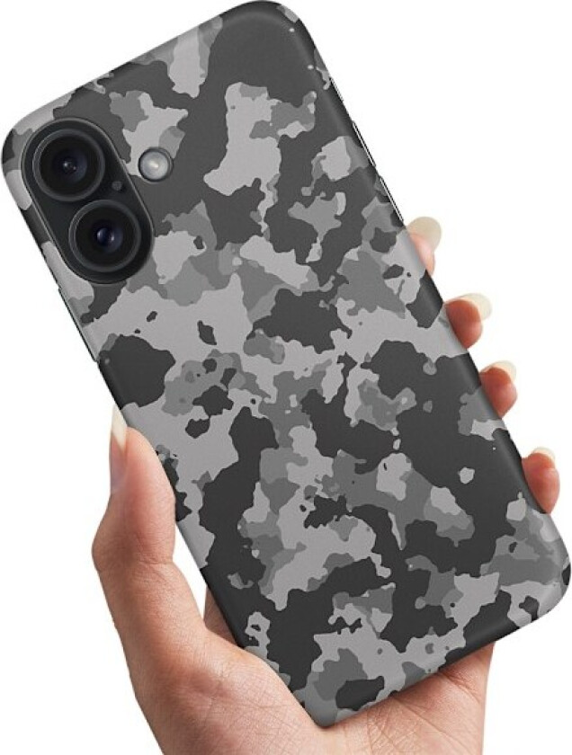 iPhone 16 - Deksel/Mobildeksel Kamuflasje