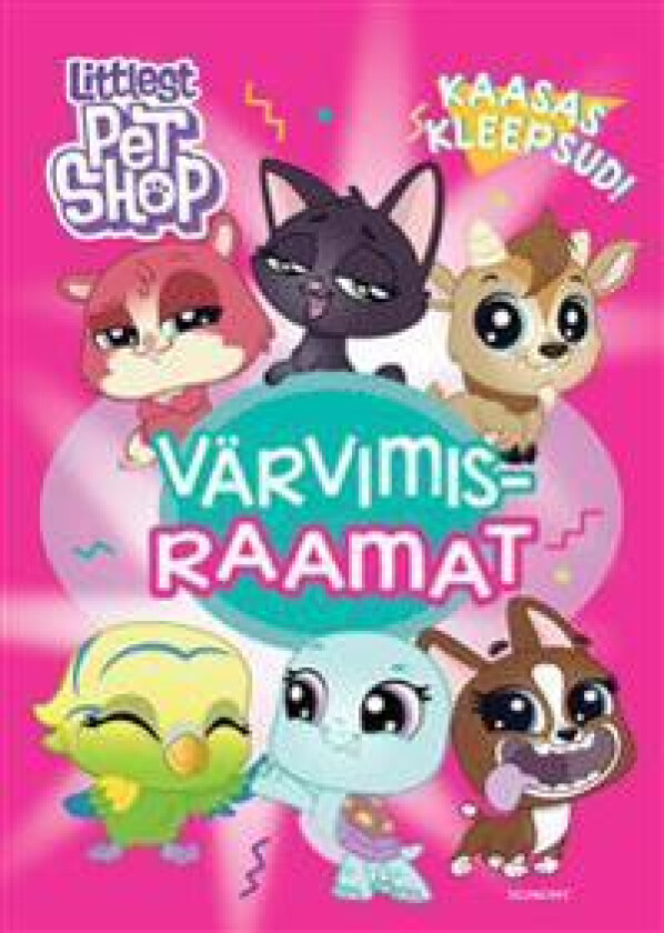 Littlest pet shop. värvimisraamat kleepsudega