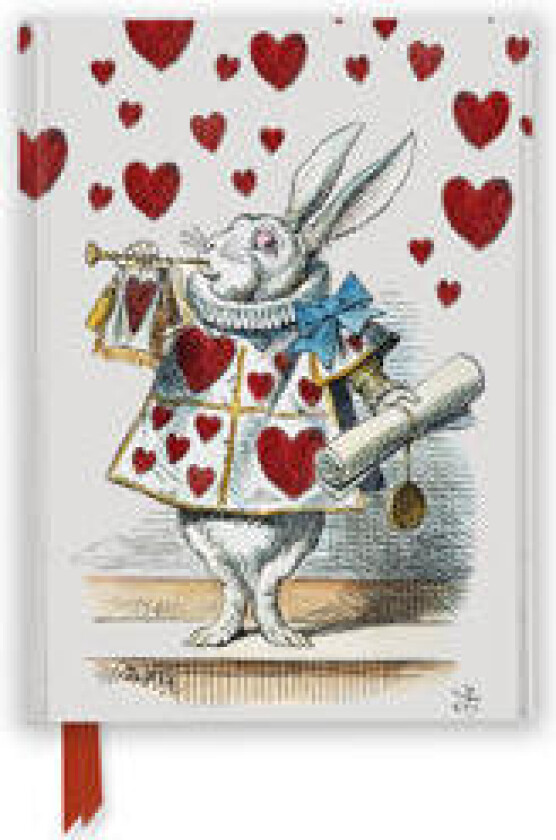 Alice in Wonderland: White Rabbit (Foiled Journal)