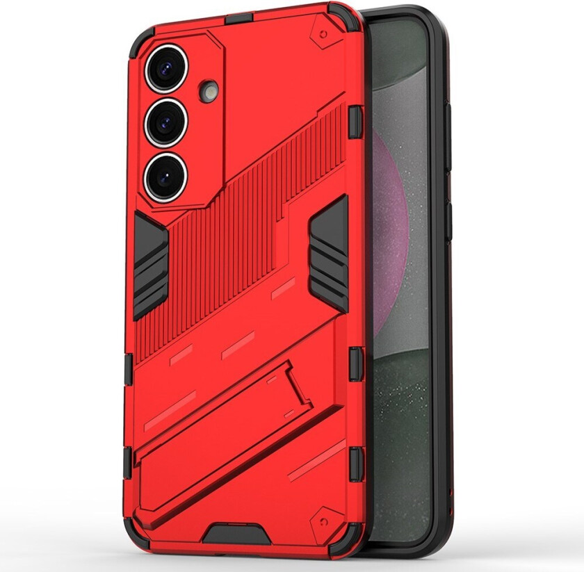 Håndverker Deksel m. Kickstand - Samsung Galaxy S25 - Rød